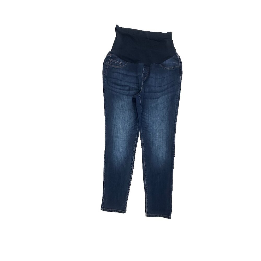 SONG Maternity Skinny Women's size XL Dark Wash Blue Denim Jeans‎